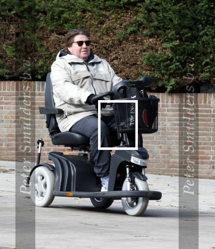 Amsterdam 9 oktober 2025
Martijn Krabbe in scootmobiel in Amsterdam zuid.