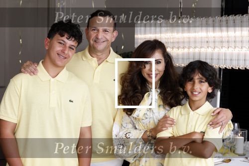 Abcoude 7 juni 2025
Najib Amhali met zijn vrouw Niama en hun zoons .