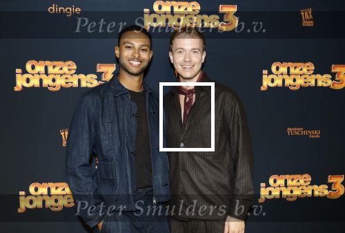 Amsterdam 6 oktober 2025
Premiere de Jongens 3 in Tuschinski.  Owen Playfair en Martijn Noort