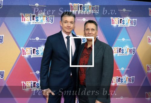 Rotterdam 12 oktober 2025
Premiere Hairspray in het oude Luxor in Rotterdam. paul Groot met een vriend