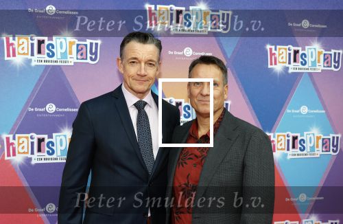 Rotterdam 12 oktober 2025
Premiere Hairspray in het oude Luxor in Rotterdam. paul Groot met een vriend