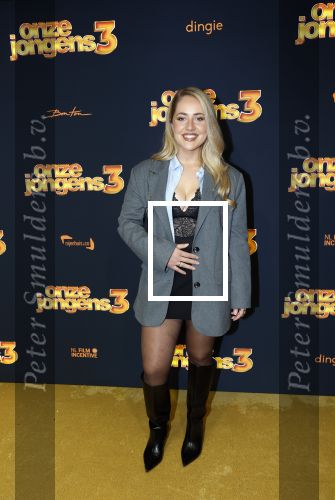 Amsterdam 6 oktober 2025
Premiere de Jongens 3 in Tuschinski. Pleun Bierbooms kwam met partner