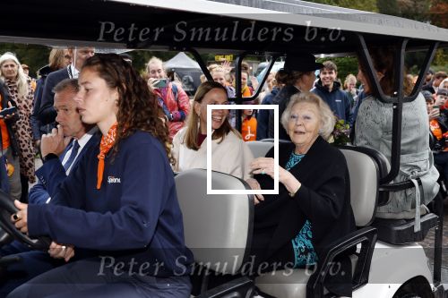 Soestdijk 4 oktober 2025
Prinses Beatrix op paleis Soestdijk bij de finish Oranjepad van het Prinses Beatrix Spierfonds.