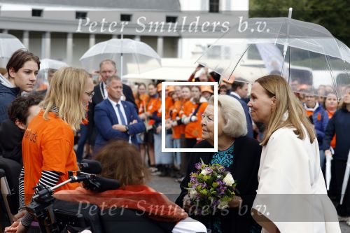 Soestdijk 4 oktober 2025
Prinses Beatrix op paleis Soestdijk bij de finish Oranjepad van het Prinses Beatrix Spierfonds.