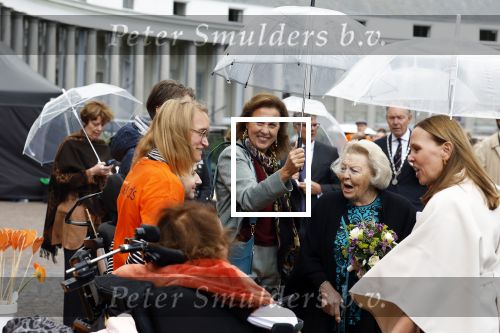 Soestdijk 4 oktober 2025
Prinses Beatrix op paleis Soestdijk bij de finish Oranjepad van het Prinses Beatrix Spierfonds.