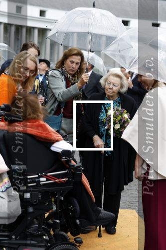 Soestdijk 4 oktober 2025
Prinses Beatrix op paleis Soestdijk bij de finish Oranjepad van het Prinses Beatrix Spierfonds.