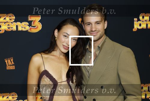 Amsterdam 6 oktober 2025
Premiere de Jongens 3 in Tuschinski. Rein van Duivenboden en zijn vriendin Daelorian van der Kolk