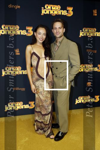 Amsterdam 6 oktober 2025
Premiere de Jongens 3 in Tuschinski. Rein van Duivenboden en zijn vriendin Daelorian van der Kolk