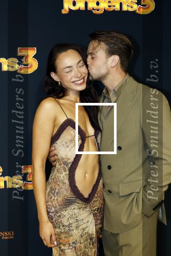 Amsterdam 6 oktober 2025
Premiere de Jongens 3 in Tuschinski. Rein v Duivenbode kwam met zijn nieuwe vriendin Daelorian v d Kolk