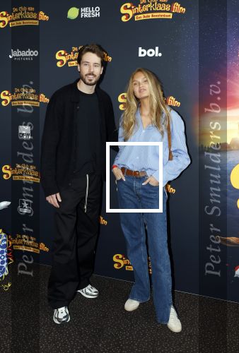 Utrecht 12 oktober 2025
Premiere de club van sinterklaas in kinepolis . Romee Strijd met man Laurens v Leeuwen
