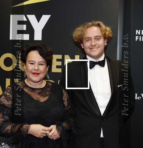 Utrecht 3 oktober 2025
Uitreiking gouden kalveren op het Nederlands film festival. Sharon Dijksma met zoon