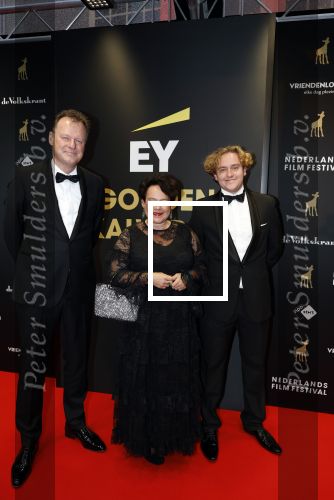 Utrecht 3 oktober 2025
Uitreiking gouden kalveren op het Nederlands film festival. Sharon Dijksma met zoon