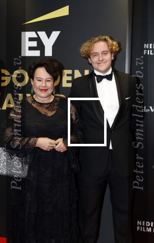 Utrecht 3 oktober 2025
Uitreiking gouden kalveren op het Nederlands film festival. Sharon Dijksma met zoon