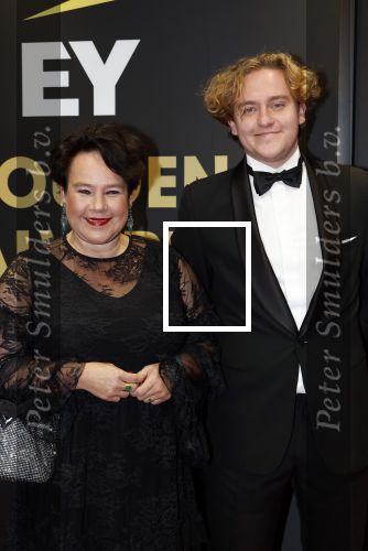 Utrecht 3 oktober 2025
Uitreiking gouden kalveren op het Nederlands film festival. Sharon Dijksma met zoon
