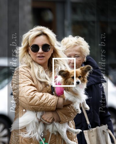 Amsterdam 10 oktober 2025
Tatjana Simic met haar hondje en moeder op straat in Amsterdam zuid.
