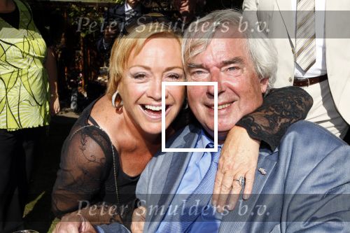 Laren/ Eemnes 29 augustus 2007
Willibrord Frequin en zijn Suzanne trouwen. Ze vertrekken vanaf thuis met koets naar de theetuin. Viola Holt en Joop v Zijl
Peter Smulders bv