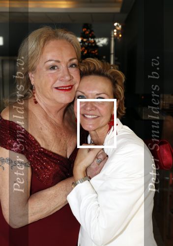 Den Haag 18 december 2017
Society lunch in crown plaza hotel. Viola Holt met Mariska v Kolck