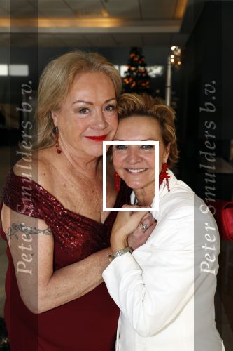 Den Haag 18 december 2017
Society lunch in crown plaza hotel. Viola Holt met Mariska v Kolck
