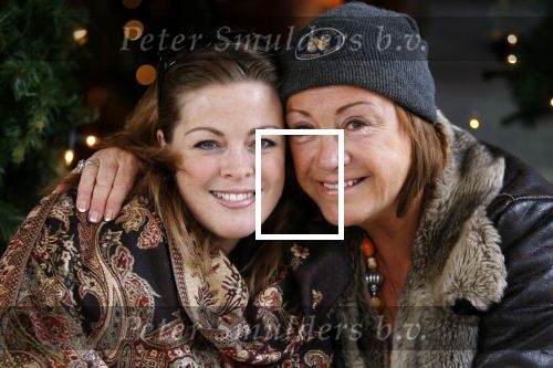 Amsterdam 8 januari 2008
Viola Holt met muts en dochter op terras op de pc hooftstraat.
Peter Smulders bv