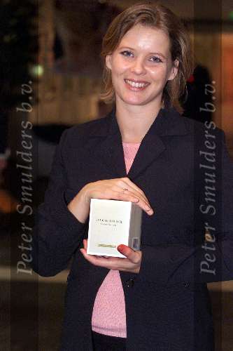 Aalsmeer 19-11-1999
Presentatie van de geurlijn van Babette v Veen bij showbizzcity op het