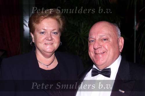 8-11-1999
Gala Parel van Nederland in hotel Krasnaplosky in Amsterdam.
Bas v Toor met vrouw.