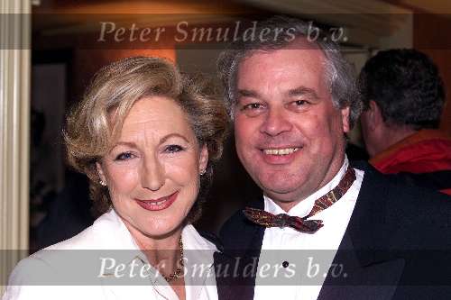 8-11-1999
Gala Parel van Nederland in hotel Krasnaplosky in Amsterdam.
Carin Verstraeten met haar vriend.