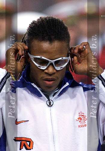 Eindhoven 13 november 1999
Nederland-Tjechie, eindstand 1-1
EDGAR DAVIDS met bril
