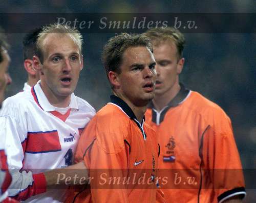 Eindhoven 13 november 1999
Nederland-Tjechie, eindstand 1-1
Frank de Boer