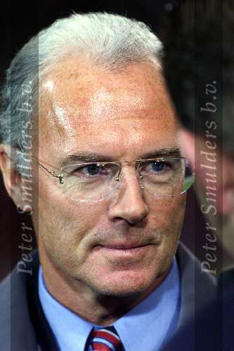 Eindhoven 26 oktober 1999
PSV-Bayern Munchen, eindstand
Franz Beckenbauer