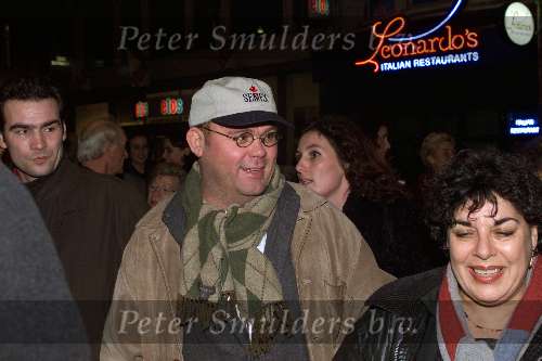 Amsterdam 24-11-1999
Premiere van de documantaire over het leven van Andre Hazes in Tushinsky Amsterdam.
Hanneke Groenteman en Paul de Leeuw
