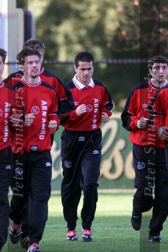 AMSTERDAM 3 November 1999
De training van AJAX ter voorbereiding van het Europacup duel tegen Happoel Haifa.
Nikos Machlas