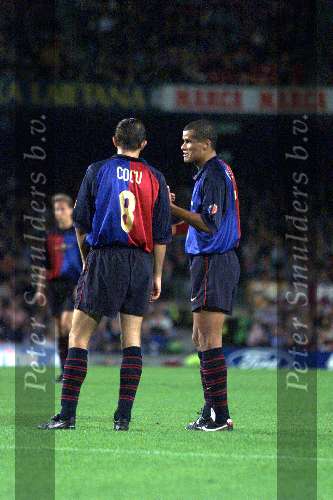 Barcelona, 23 oktober 1999
FC Barcelona-Athletic de Bilbao, 4-0
Overleg tussen Phillip cocu en Rivaldo