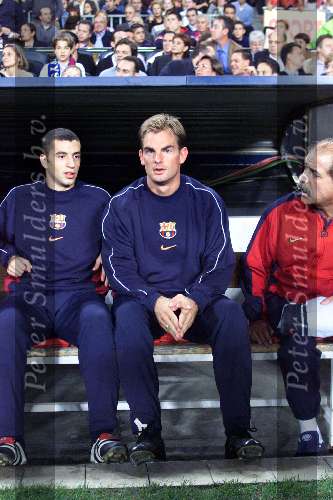 Barcelona, 23 oktober 1999
FC Barcelona-Athletic de Bilbao, 4-0
Ronald de Boer en links SIMAO