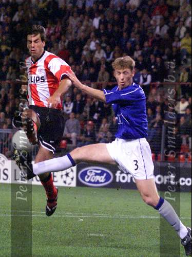 Eindhoven, 28 september 1999
Voorronde Champions League
PSV-Glasgow Rangers
Ruud v Nistelrooy