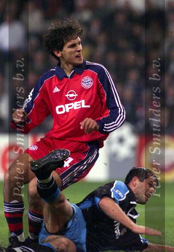 Eindhoven 26 oktober 1999
PSV-Bayern Munchen, eindstand
Santa Cruz scoort 1-1