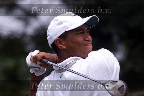 Kuala Lumpur Maleisie18 November 1999
World Cup Golf 1999
Tiger Woods
Op de The Mines Resort City Golfclub
Golfen Maleisie