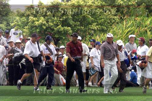 Kuala Lumpur 21 november 1999
Mines Resort golf
WK Golf voor landenteams USA eerste Spanje tweede
TIGER WOODS 
Golfen Maleisie