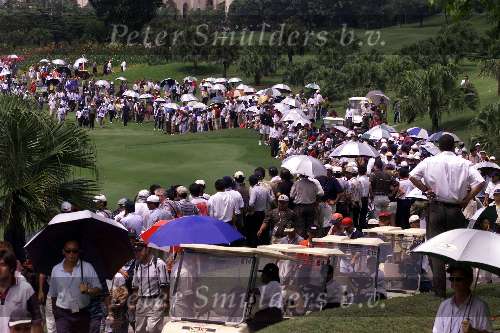 Kuala Lumpur 18 november 1999
World Cup golf 1999
Veel publiek   Golfen Maleisie