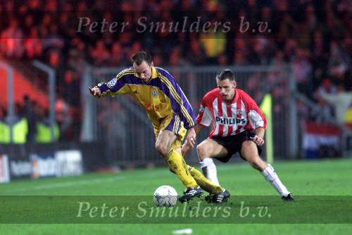 Eindhoven, 9 november 2000
Champions League PSV-Anderlecht, eindstand
Bart Goor