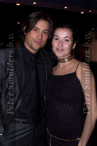 Amsterdam 17 november 2000
Playboy feest in de Escape.
Birgit Schuurman met vriend