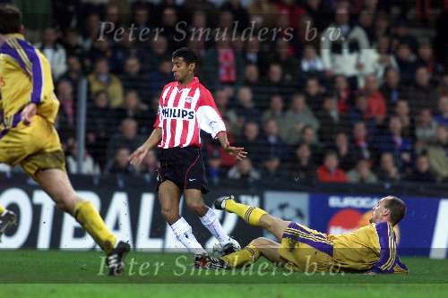 Eindhoven, 9 november 2000
Champions League PSV-Anderlecht, eindstand
Claudio