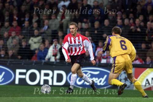 Eindhoven, 9 november 2000
Champions League PSV-Anderlecht, eindstand
Dennis Rommedahl