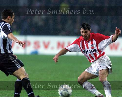 Eindhoven, 23 november 2000 
UEFA-cup PSV-PAOK Thessaloniki, eindstand 3-0
JAN HEINTZE