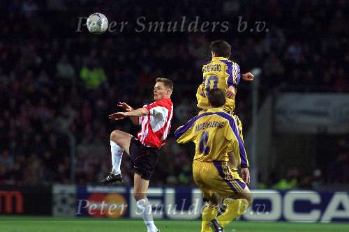 Eindhoven, 9 november 2000
Champions League PSV-Anderlecht, eindstand
Johann Vogel