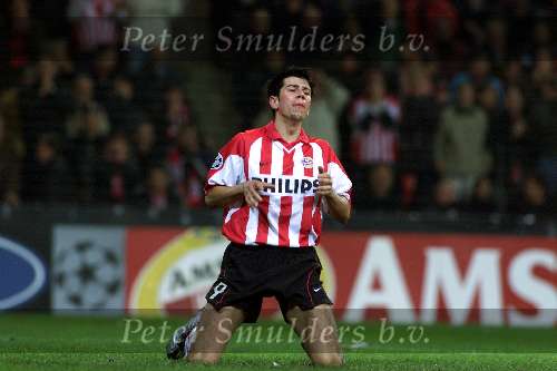 Eindhoven, 9 november 2000
Champions League PSV-Anderlecht, eindstand
Kezman