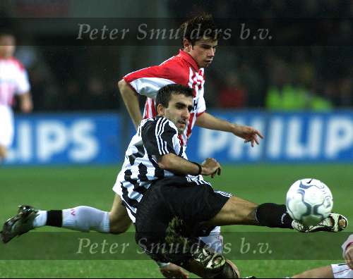 Eindhoven, 23 november 2000 
UEFA-cup PSV-PAOK Thessaloniki, eindstand 3-0
KEZMAN