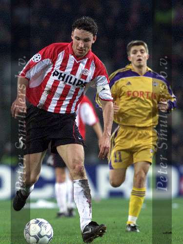Eindhoven, 9 november 2000
Champions League PSV-Anderlecht, eindstand
MARK V BOMMEL