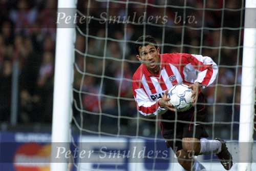 Eindhoven, 9 november 2000
Champions League PSV-Anderlecht, eindstand
Ramzi  Mooie aktie