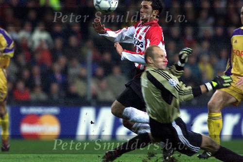 Eindhoven, 9 november 2000
Champions League PSV-Anderlecht, eindstand
Ramzi  Mooie aktie