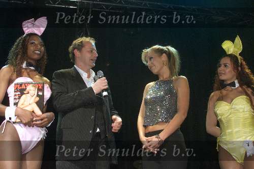 Amsterdam 17 november 2000
Playboy feest in de Escape.
Tanja Jess met playboy